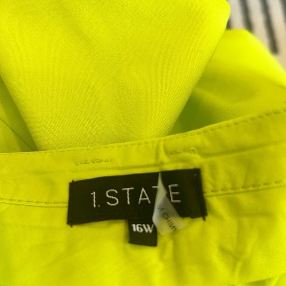 1.STATE Neon Lime Shorts new with tags - Picture 6 of 7